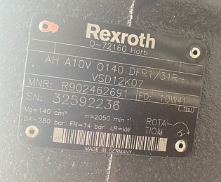 AH A10VO140DFR1/31R-A4VG56EP4D1/32R